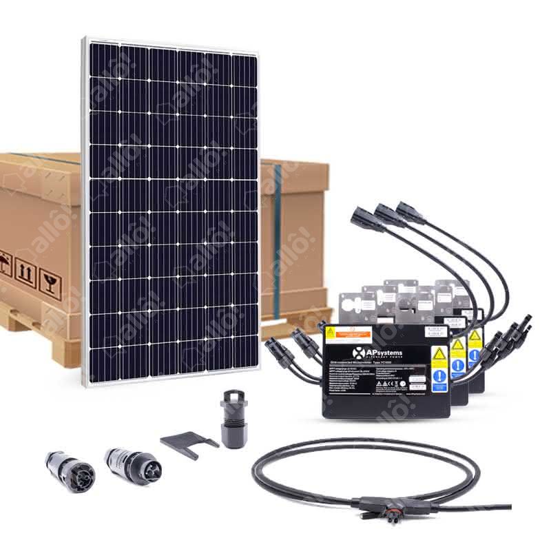 Kit solaire photovoltaïque autoconsommation 1540 Wc - micro-onduleur