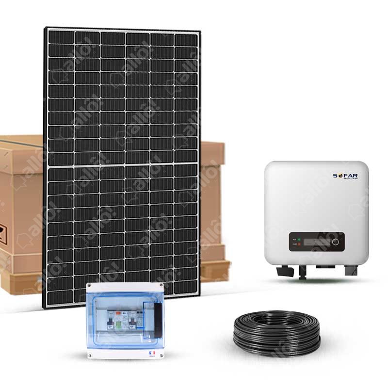Kit solaire autoconsommation 4950Wc 24Vdc 600Ah C10