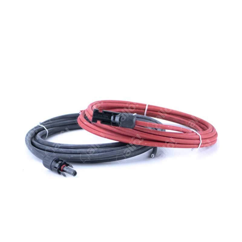 2x20m Câble solaire 6mm2 - MC4 - (Noir - Rouge)