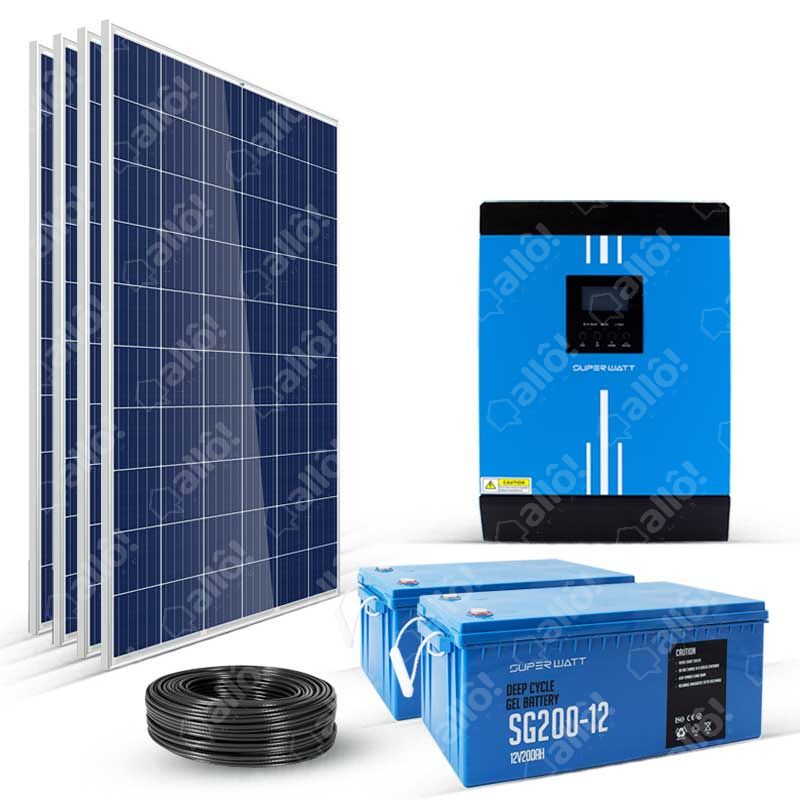 Guide de montage - kit solaire autonome 24V - 1000W  Energie solaire  photovoltaique, Panneau solaire, Installation panneau solaire