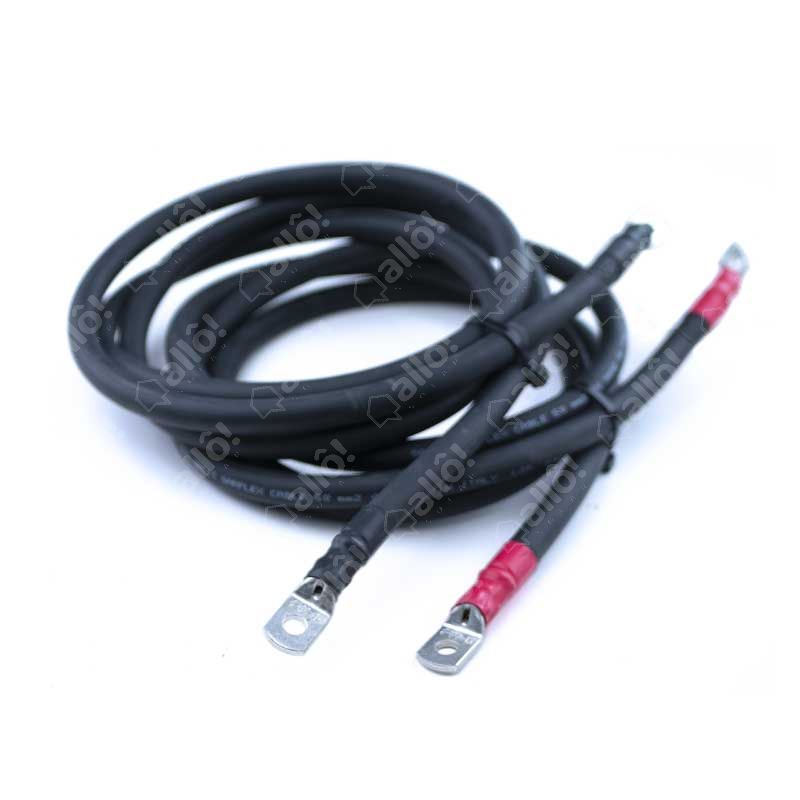 2x20m Allonge câble solaire 6mm2 - MC4 - (Noir - Rouge)