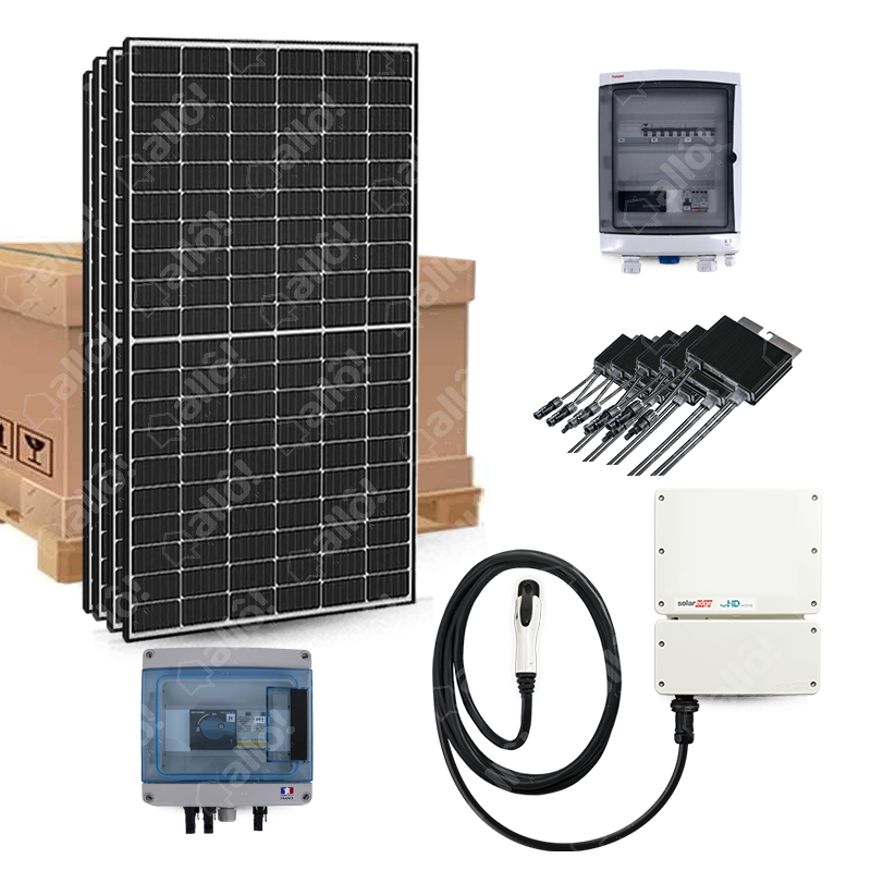 Kit solaire 6400W 230V EV Chargeur SolarEdge