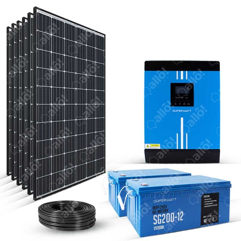 Kit solaire autonome 180W 230V Pour les cabanon, mobil-home autonome