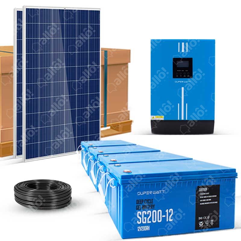 Kit solaire Phaesun Energy Generation Kit Solar Rise Nine 1.0 600299 10 Wp  avec accu, avec câble de raccordement, avec