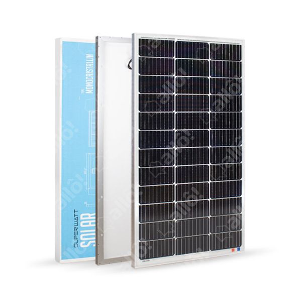 Panneau solaire monocristallin 100W - 12V