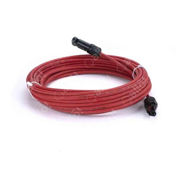 2x10m Allonge câble solaire 4mm2 - MC4 - (Noir - Rouge)