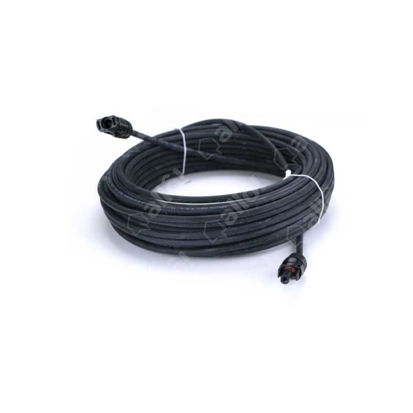 2x5m Allonge câble solaire 6mm2 - MC4 - (Noir - Rouge)
