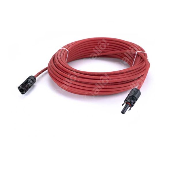 ▷ Câble solaire 6mm Rouge et Noir 5 mètres avec connecteur MC4