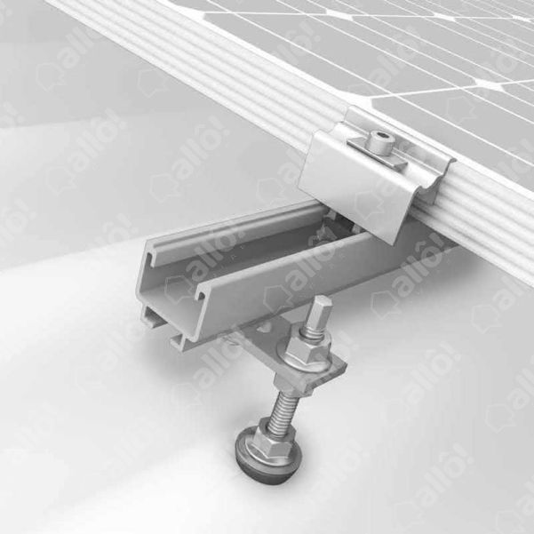 Fixation de câble pour panneau solaire (toit/pont), autoadhésive.
