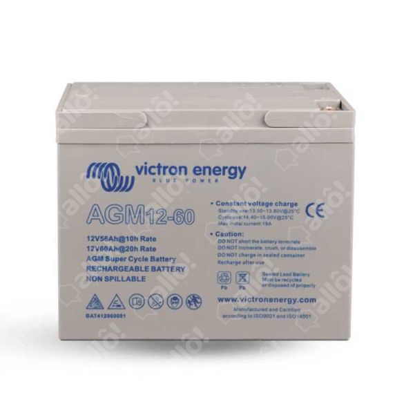 Batterie AGM 60Ah 12V Victron Energy - Allo Solar