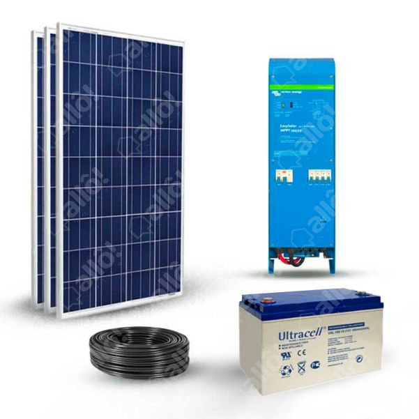 Kit panneau solaire avec batterie - autonomie électrique et