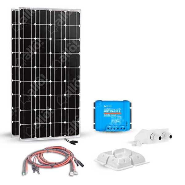 Kit solaire complet bluetooth 300WC - CAMPING-CAR - Acontre-courant
