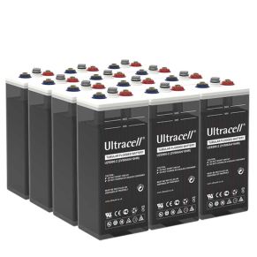 12 Batteries tubulaires 500Ah 24V - C10 - OPzS - Ultracell