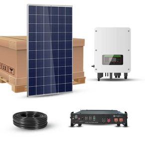 Kit solaire 2075Wc 230V autoconsommation stockage lithium 2.4kWh - SOFAR