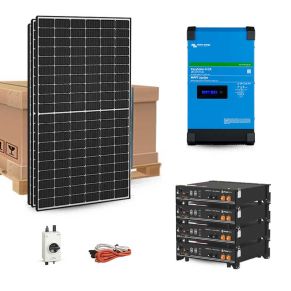 Kit solaire 3735Wc 230V autonome stockage Lithium 7.2kWh Victron