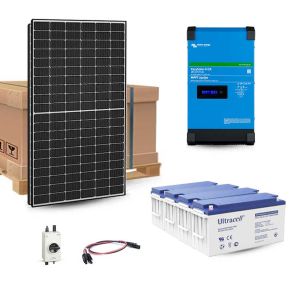 Kit solaire 2490Wc - 230V autonome stockage 7.92kWh Victron Energy