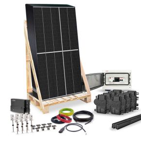 Kit solaire 3320Wc - PRO - COMPLET - autoconsommation - Fixation tôle ondulée - IQ ENPHASE ®