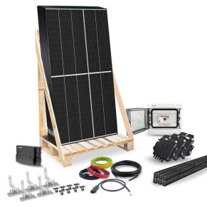 Kit solaire 2460Wc - PRO - COMPLET - autoconsommation - Fixation tuiles - APS