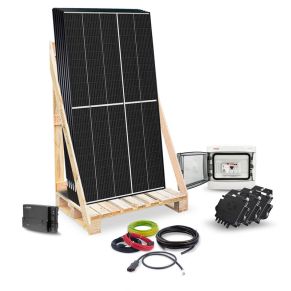 Kit solaire 2460Wc - PRO - COMPLET - autoconsommation - Fixation sol - APS