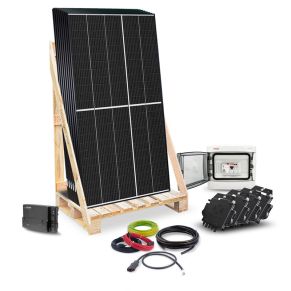 Kit solaire 3320Wc - PRO - COMPLET - autoconsommation - Fixation sol - APS